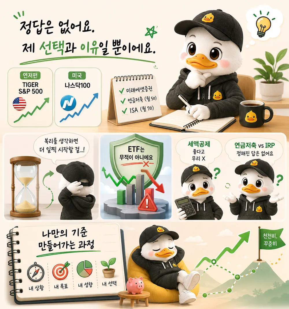연금저축과 IRP 선택은 정답이 없고 본인 상황과 성향에 맞춘다는 레스덕의 정리